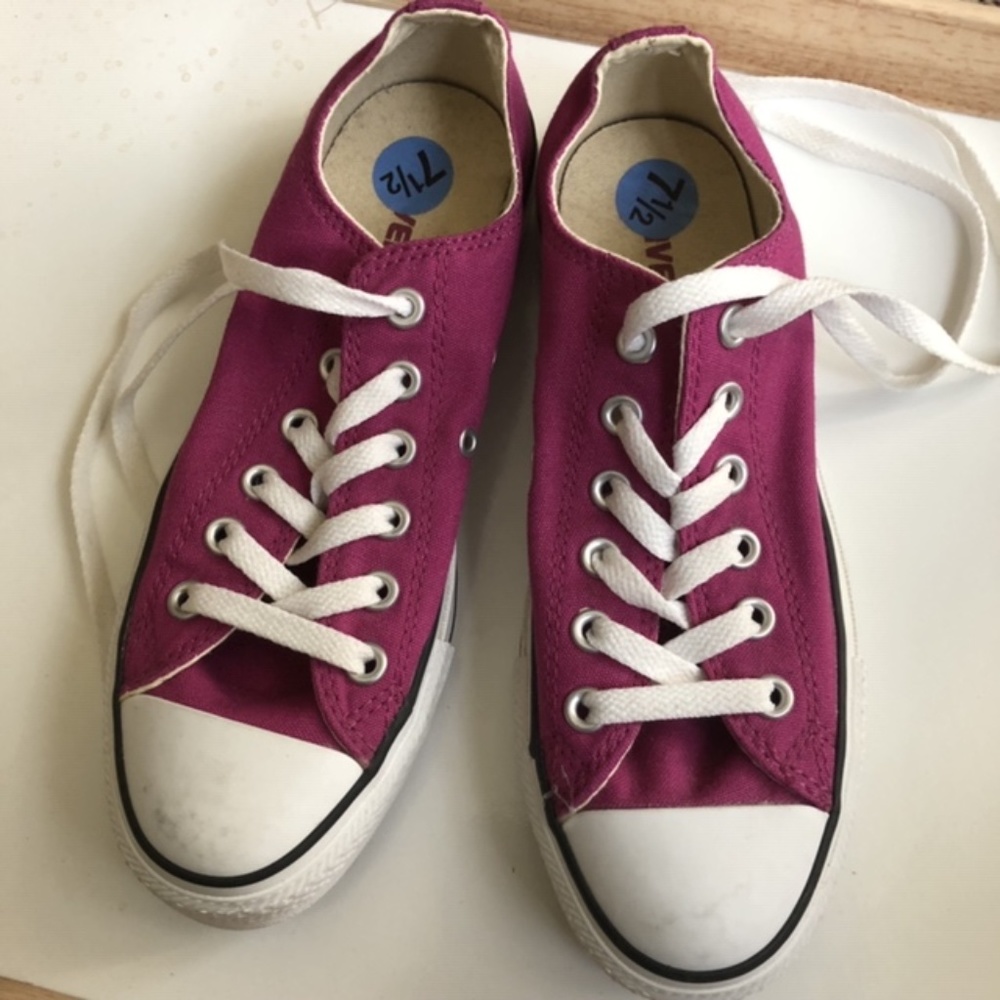 Purple Converse Sneakers